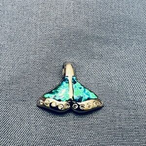 Elegant Blue and Silver Pendant